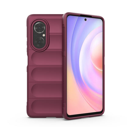 Huawei Nova 9 SE Magic Shield TPU + Flannel Phone Case: Durable, Non-toxic, Easy Access, Stylish Design