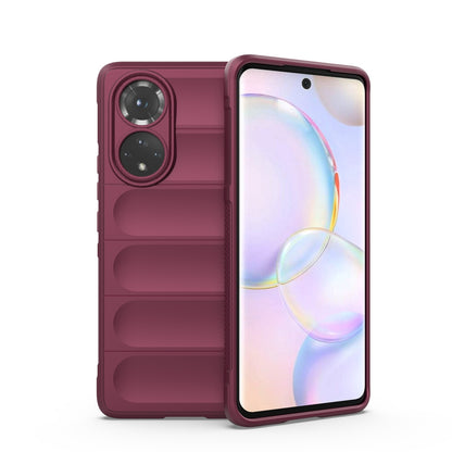 Huawei Nova 9 Magic Shield TPU + Flannel Phone Case: Durable, Non-toxic, Easy Access, Stylish Design