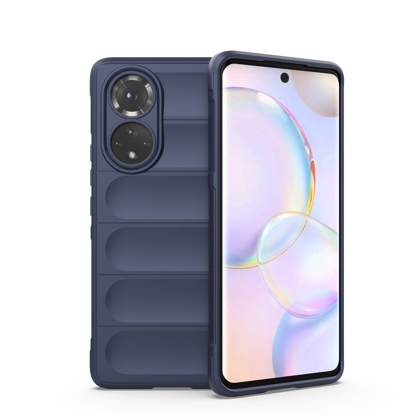 Honor 50 Magic Shield TPU + Flannel Phone Case: Durable, Non-toxic, Easy Access, Stylish Design
