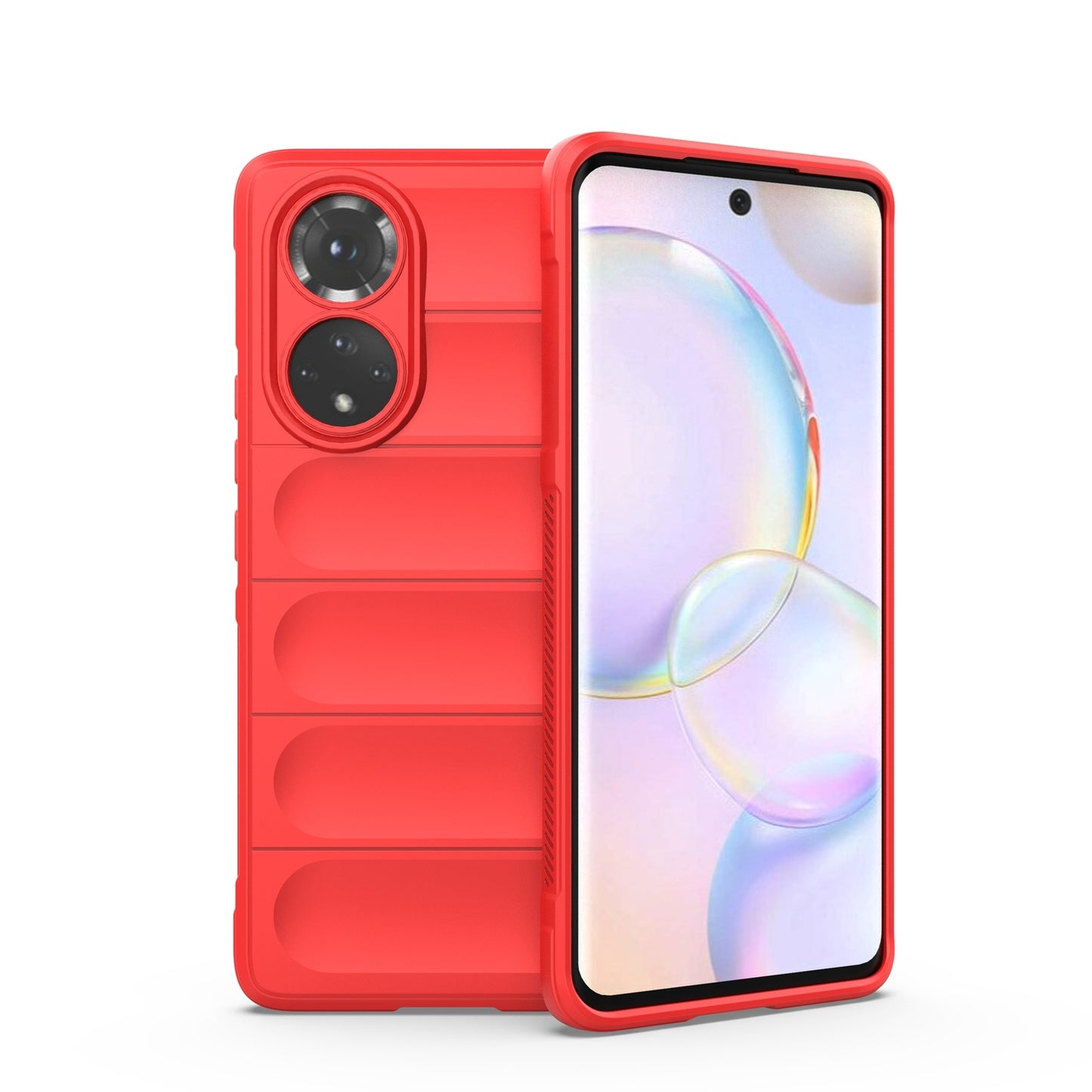 Huawei Nova 9 Magic Shield TPU + Flannel Phone Case: Durable, Non-toxic, Easy Access, Stylish Design
