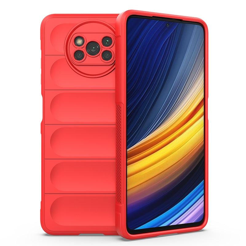 Xiaomi Poco X3 NFC Magic Shield TPU + Flannel Phone Case: Durable, Non-toxic, Easy Access, Stylish Design