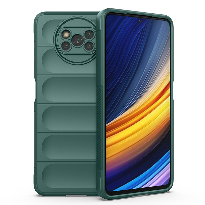 Xiaomi Poco X3 NFC Magic Shield TPU + Flannel Phone Case: Durable, Non-toxic, Easy Access, Stylish Design