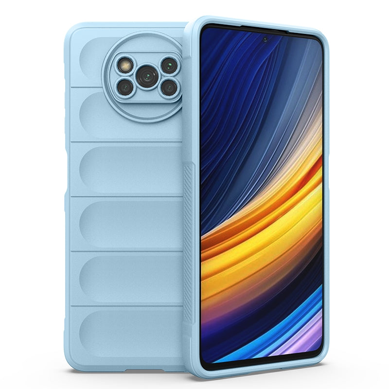 Xiaomi Poco X3 NFC Magic Shield TPU + Flannel Phone Case: Durable, Non-toxic, Easy Access, Stylish Design