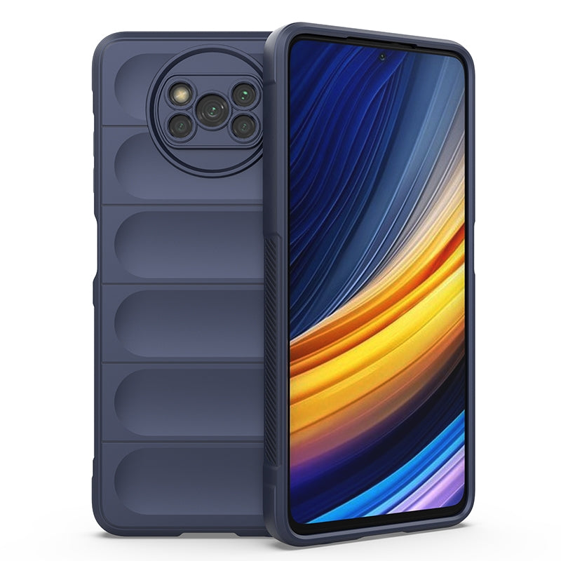 Xiaomi Poco X3 NFC Magic Shield TPU + Flannel Phone Case: Durable, Non-toxic, Easy Access, Stylish Design