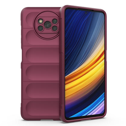 Xiaomi Poco X3 NFC Magic Shield TPU + Flannel Phone Case: Durable, Non-toxic, Easy Access, Stylish Design