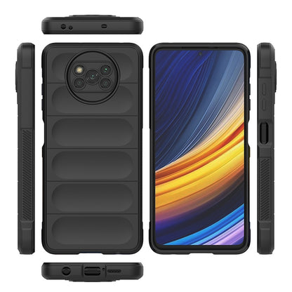 Xiaomi Poco X3 NFC Magic Shield TPU + Flannel Phone Case: Durable, Non-toxic, Easy Access, Stylish Design