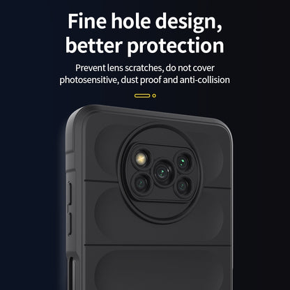 Xiaomi Poco X3 NFC Magic Shield TPU + Flannel Phone Case: Durable, Non-toxic, Easy Access, Stylish Design