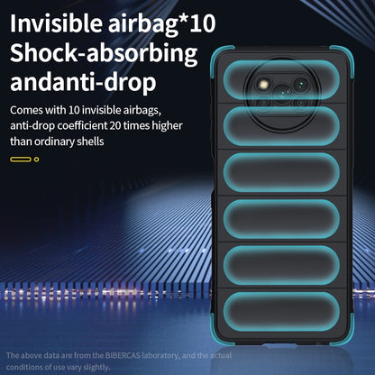Xiaomi Poco X3 NFC Magic Shield TPU + Flannel Phone Case: Durable, Non-toxic, Easy Access, Stylish Design