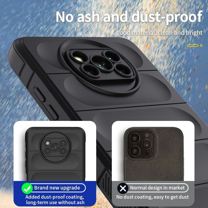 Xiaomi Poco X3 NFC Magic Shield TPU + Flannel Phone Case: Durable, Non-toxic, Easy Access, Stylish Design