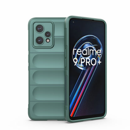 OPPO Realme 9 Pro+ Magic Shield TPU + Flannel Phone Case: Durable, Non-toxic, Easy Access, Stylish Design