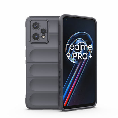 OPPO Realme 9 Pro+ Magic Shield TPU + Flannel Phone Case: Durable, Non-toxic, Easy Access, Stylish Design