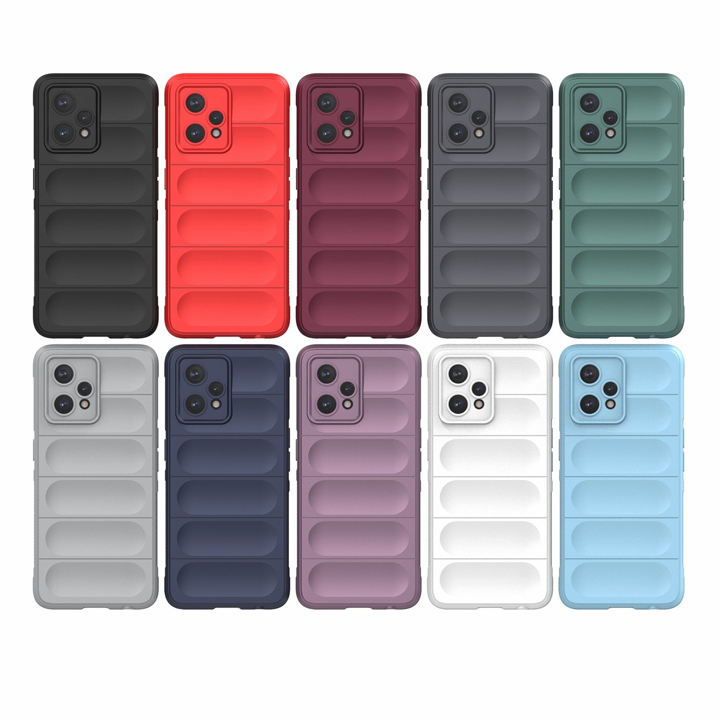 OPPO Realme 9 Pro+ Magic Shield TPU + Flannel Phone Case: Durable, Non-toxic, Easy Access, Stylish Design