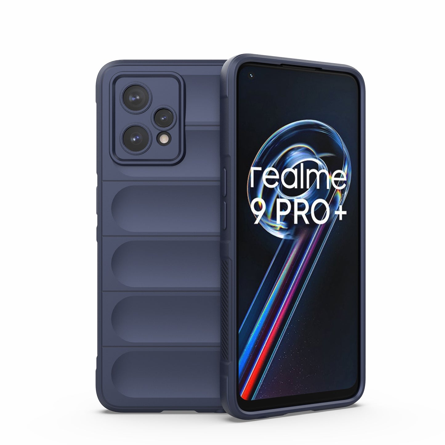 OPPO Realme 9 Pro+ Magic Shield TPU + Flannel Phone Case: Durable, Non-toxic, Easy Access, Stylish Design