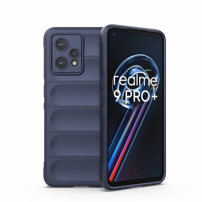 OPPO Realme 9 Pro+ Magic Shield TPU + Flannel Phone Case: Durable, Non-toxic, Easy Access, Stylish Design