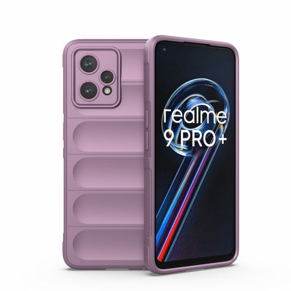 OPPO Realme 9 Pro+ Magic Shield TPU + Flannel Phone Case: Durable, Non-toxic, Easy Access, Stylish Design
