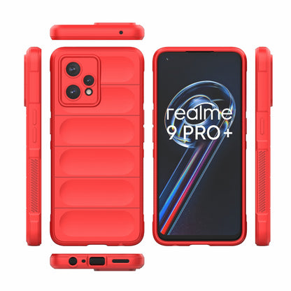 OPPO Realme 9 Pro+ Magic Shield TPU + Flannel Phone Case: Durable, Non-toxic, Easy Access, Stylish Design