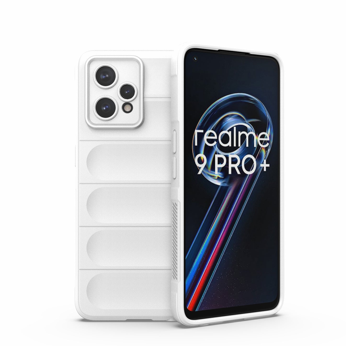 OPPO Realme 9 Pro+ Magic Shield TPU + Flannel Phone Case: Durable, Non-toxic, Easy Access, Stylish Design
