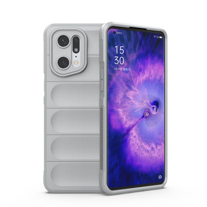 OPPO Find X5 Pro Magic Shield TPU + Flannel Phone Case: Durable, Non-toxic, Easy Access, Stylish Design