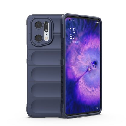 OPPO Find X5 Pro Magic Shield TPU + Flannel Phone Case: Durable, Non-toxic, Easy Access, Stylish Design