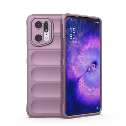 OPPO Find X5 Pro Magic Shield TPU + Flannel Phone Case: Durable, Non-toxic, Easy Access, Stylish Design