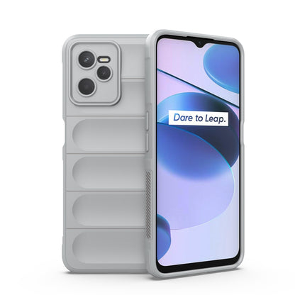 OPPO Realme C35 Magic Shield TPU + Flannel Phone Case: Durable, Non-toxic, Easy Access, Stylish Design