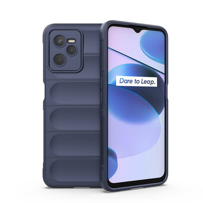 OPPO Realme C35 Magic Shield TPU + Flannel Phone Case: Durable, Non-toxic, Easy Access, Stylish Design