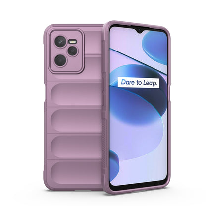 OPPO Realme C35 Magic Shield TPU + Flannel Phone Case: Durable, Non-toxic, Easy Access, Stylish Design