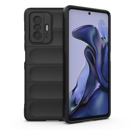 Xiaomi 11T Magic Shield TPU + Flannel Phone Case: Durable, Non-toxic, Easy Access, Stylish Design