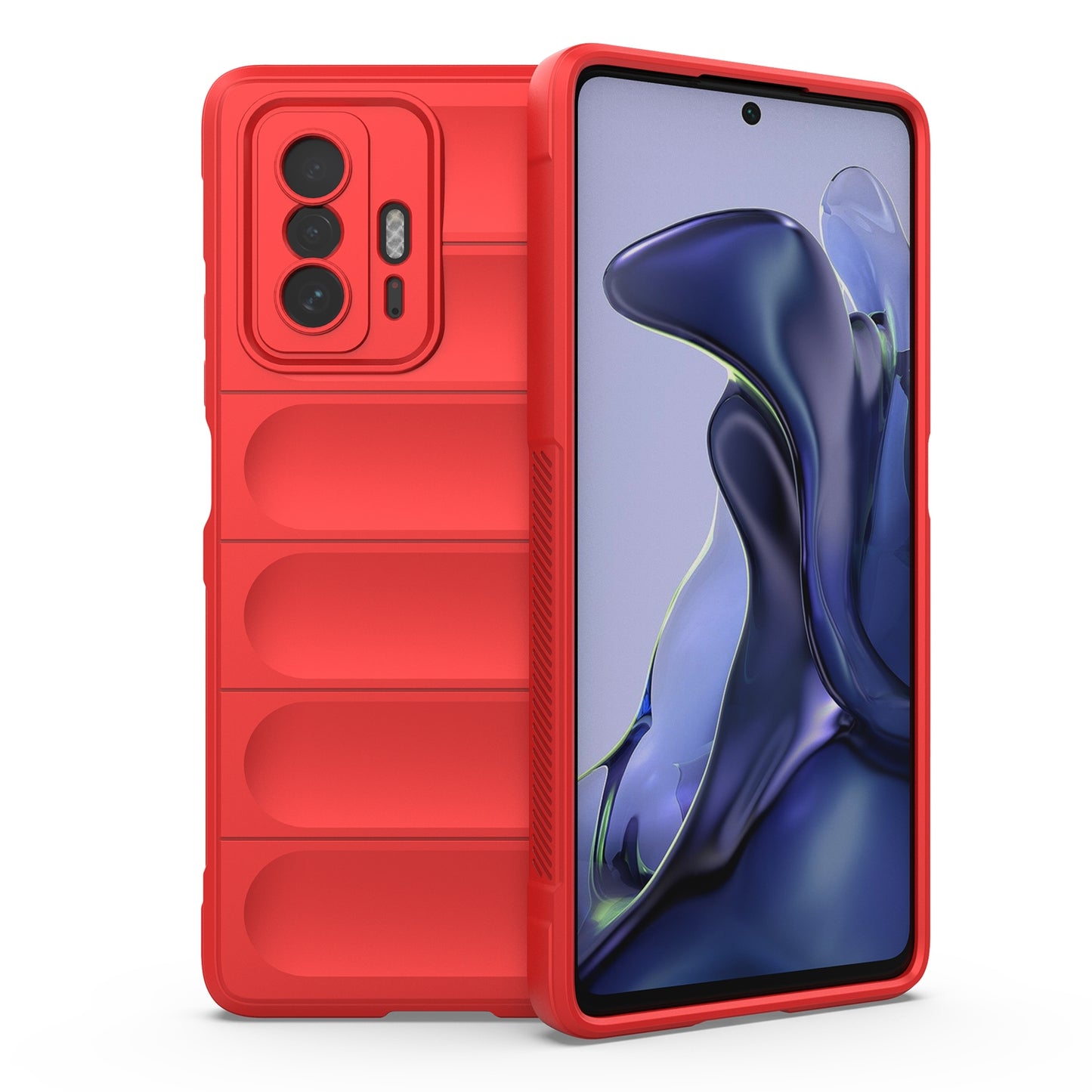 Xiaomi 11T Magic Shield TPU + Flannel Phone Case: Durable, Non-toxic, Easy Access, Stylish Design