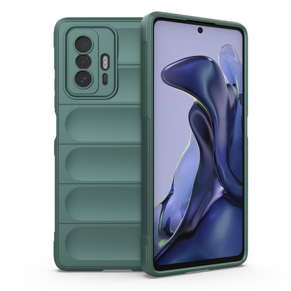 Xiaomi 11T Magic Shield TPU + Flannel Phone Case: Durable, Non-toxic, Easy Access, Stylish Design