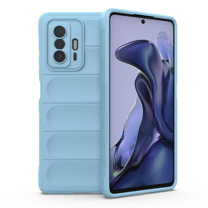 Xiaomi 11T Magic Shield TPU + Flannel Phone Case: Durable, Non-toxic, Easy Access, Stylish Design