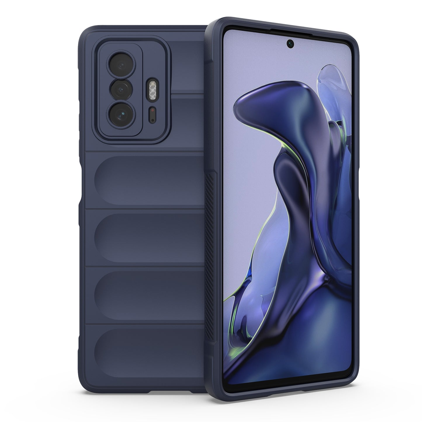 Xiaomi 11T Magic Shield TPU + Flannel Phone Case: Durable, Non-toxic, Easy Access, Stylish Design
