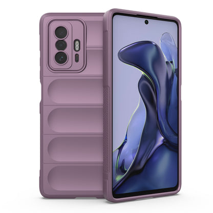 Xiaomi 11T Magic Shield TPU + Flannel Phone Case: Durable, Non-toxic, Easy Access, Stylish Design