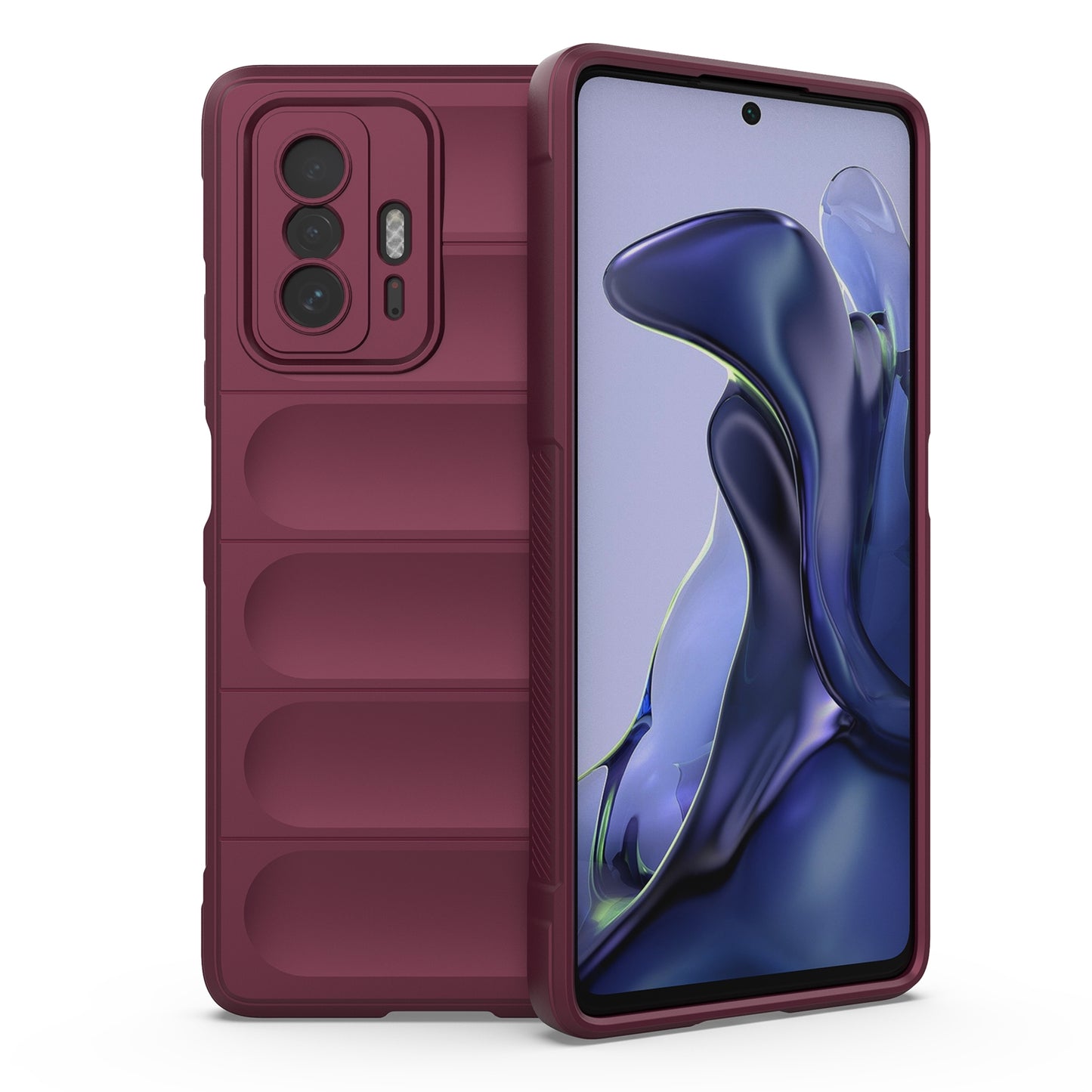 Xiaomi 11T Magic Shield TPU + Flannel Phone Case: Durable, Non-toxic, Easy Access, Stylish Design
