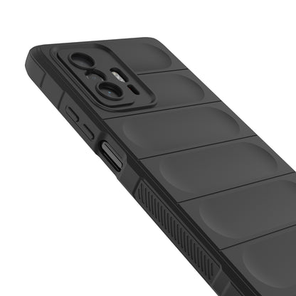 Xiaomi 11T Magic Shield TPU + Flannel Phone Case: Durable, Non-toxic, Easy Access, Stylish Design