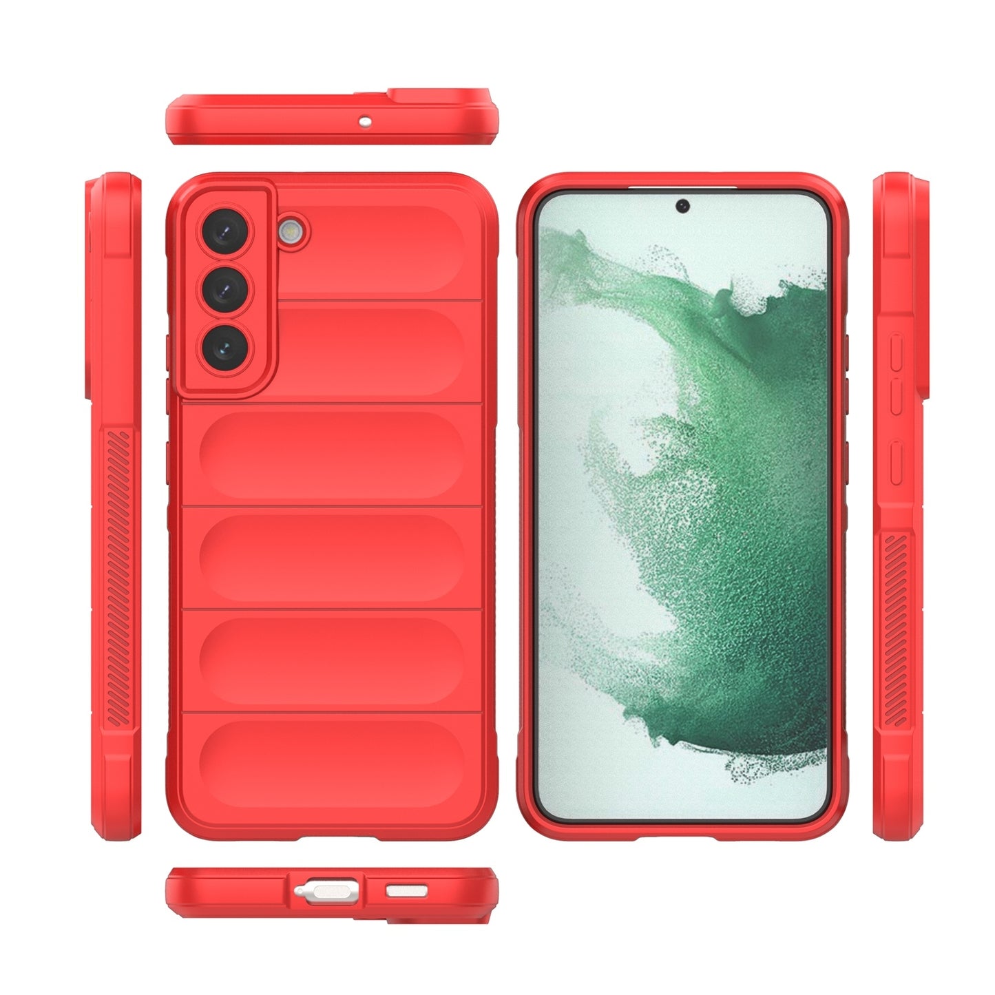 Samsung Galaxy S22+ 5G Magic Shield TPU + Flannel Phone Case: Durable, Non-toxic, Easy Access, Stylish Design