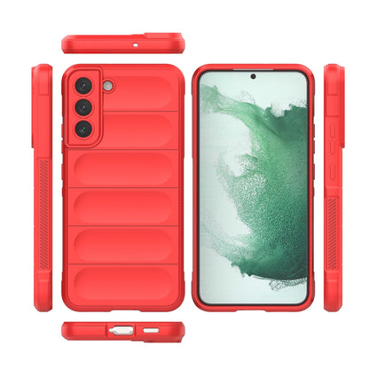 Samsung Galaxy S22+ 5G Magic Shield TPU + Flannel Phone Case: Durable, Non-toxic, Easy Access, Stylish Design