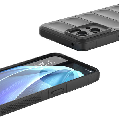 OPPO Reno7 Pro 5G Magic Shield TPU + Flannel Phone Case: Durable, Non-toxic, Easy Access, Stylish Design
