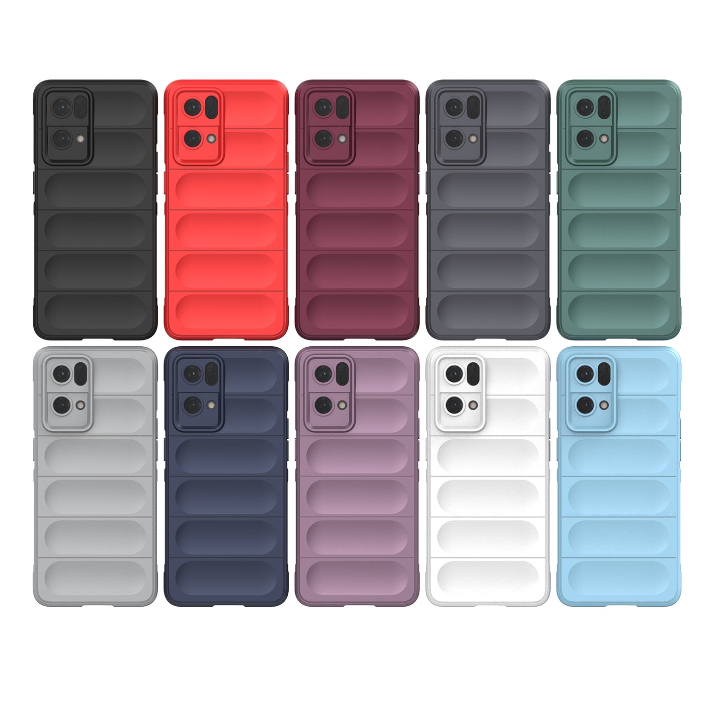 OPPO Reno7 Pro 5G Magic Shield TPU + Flannel Phone Case: Durable, Non-toxic, Easy Access, Stylish Design