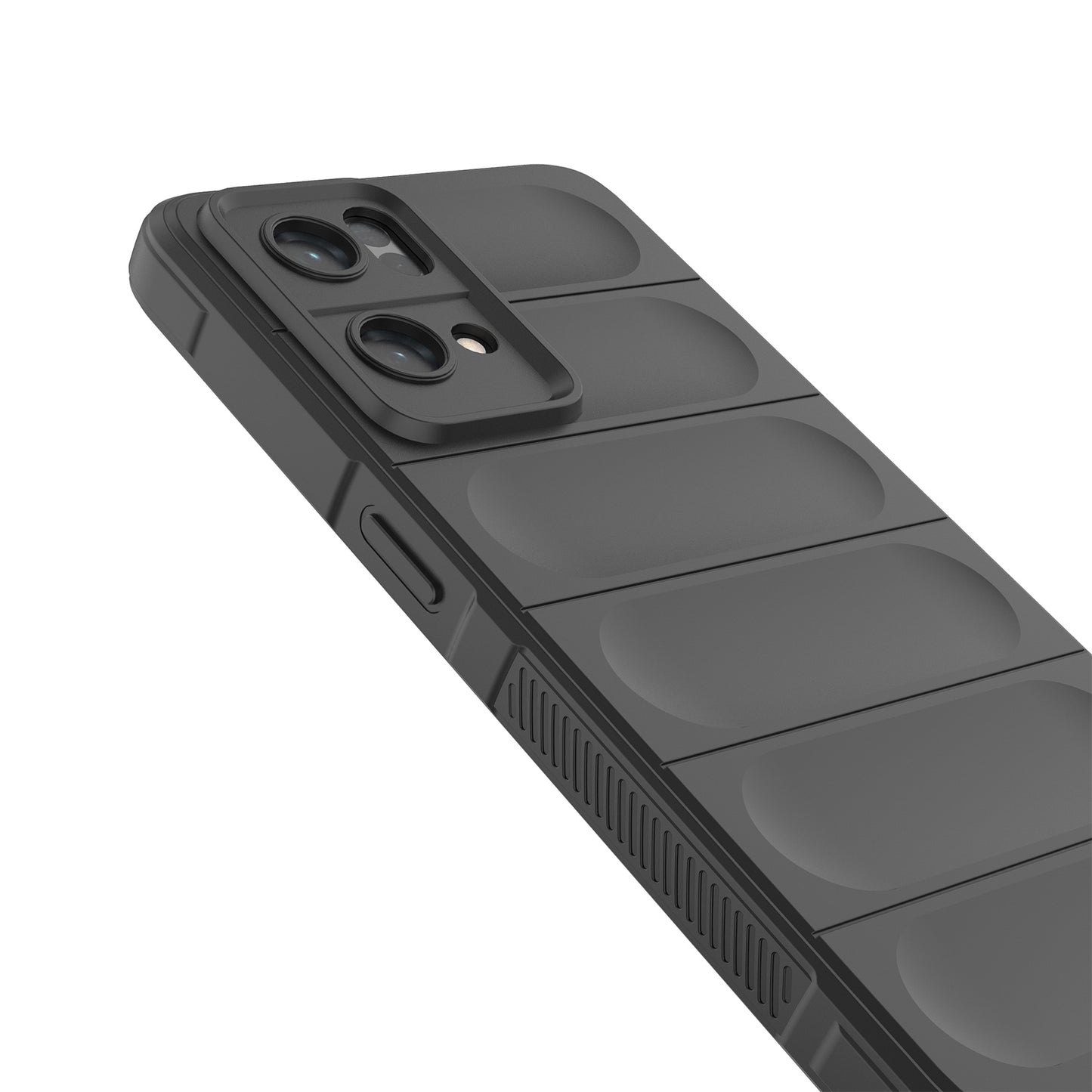 OPPO Reno7 Pro 5G Magic Shield TPU + Flannel Phone Case: Durable, Non-toxic, Easy Access, Stylish Design
