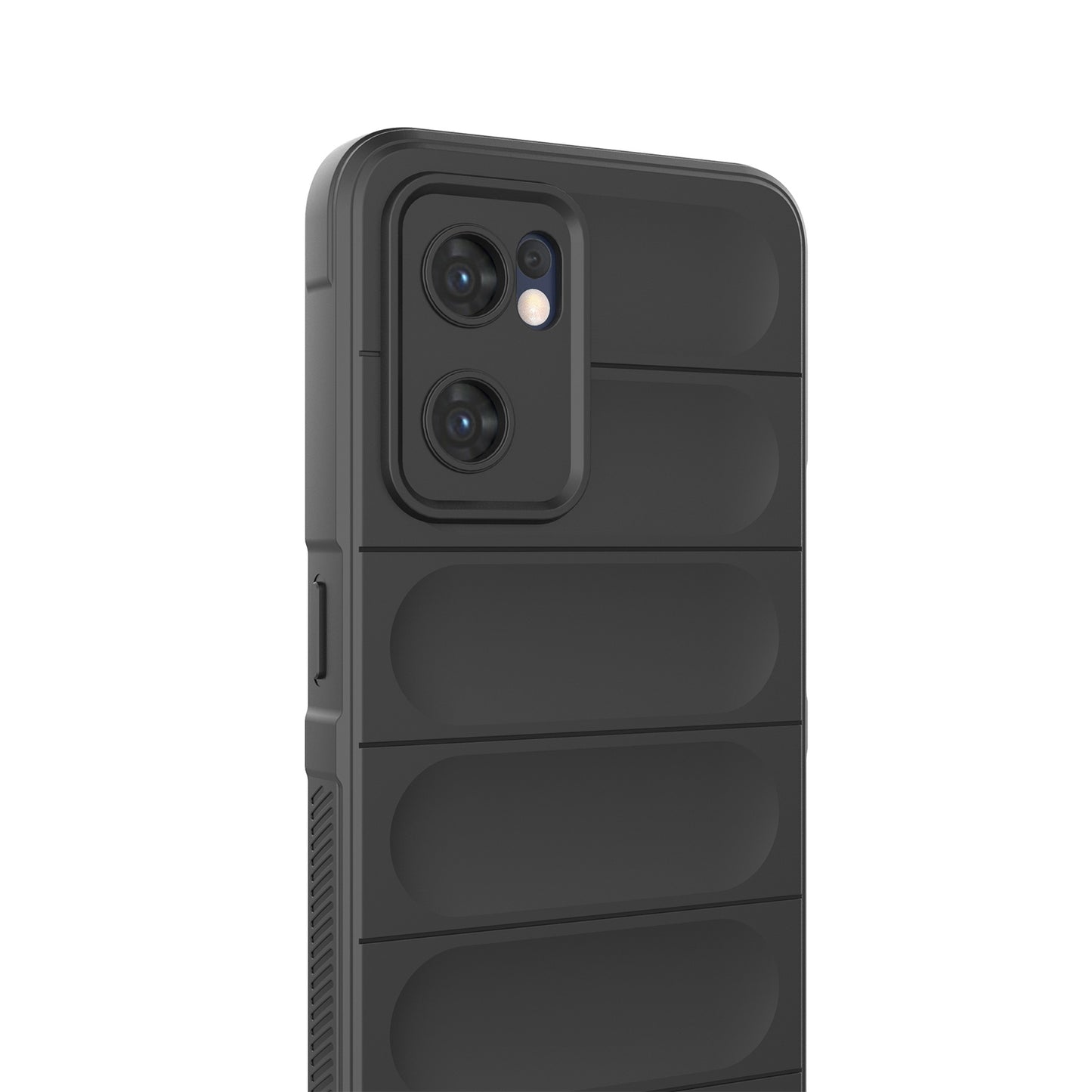 OPPO Reno7 5G Global Magic Shield TPU + Flannel Phone Case: Durable, Non-toxic, Easy Access, Stylish Design