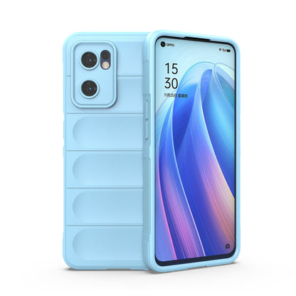 OPPO Find X5 Lite Magic Shield TPU + Flannel Phone Case: Durable, Non-toxic, Easy Access, Stylish Design
