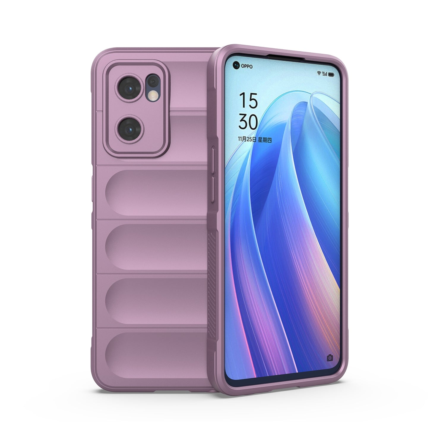 OPPO Find X5 Lite Magic Shield TPU + Flannel Phone Case: Durable, Non-toxic, Easy Access, Stylish Design