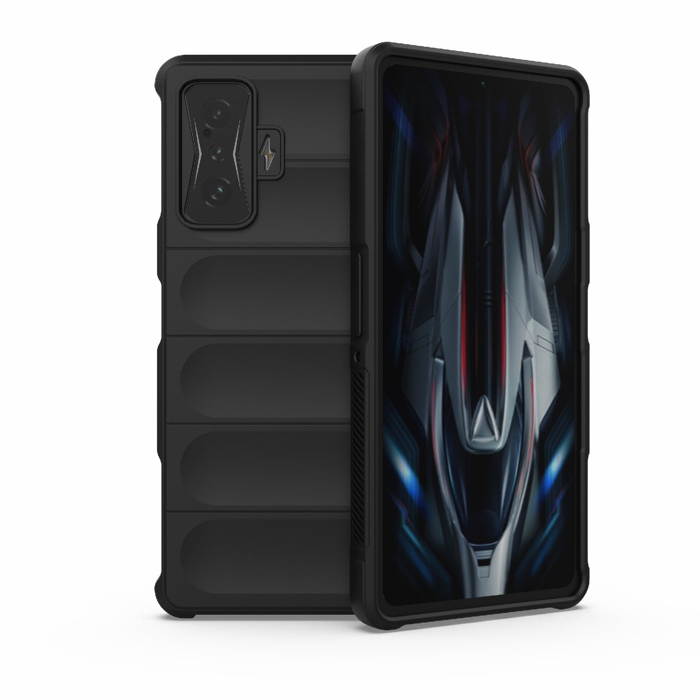 Xiaomi Redmi K50 Gaming Magic Shield TPU + Flannel Phone Case: Durable, Non-toxic, Easy Access, Stylish Design