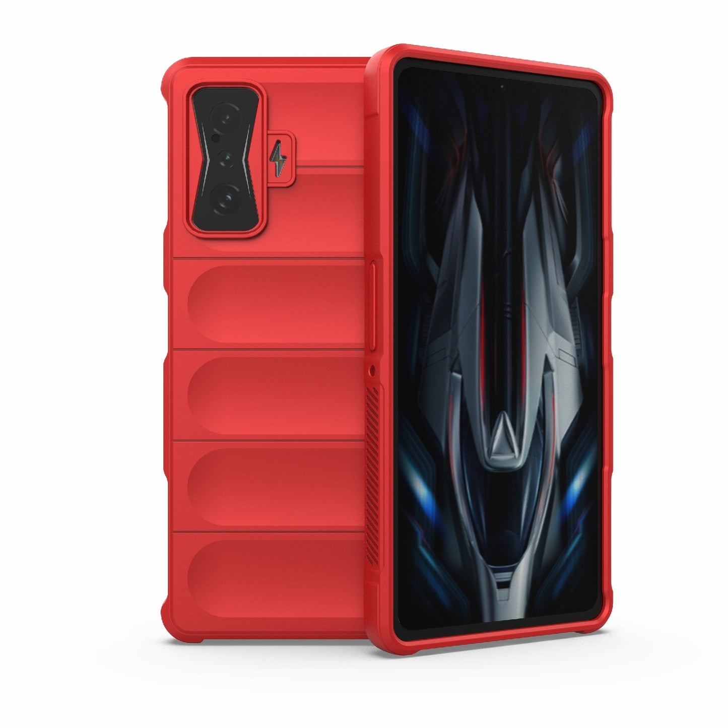 Xiaomi Redmi K50 Gaming Magic Shield TPU + Flannel Phone Case: Durable, Non-toxic, Easy Access, Stylish Design