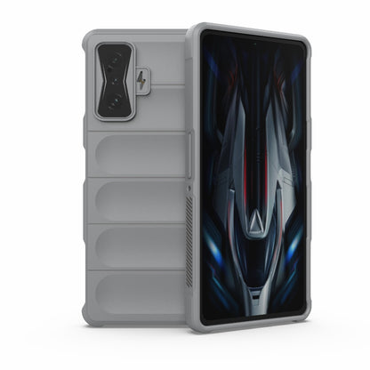 Xiaomi Redmi K50 Gaming Magic Shield TPU + Flannel Phone Case: Durable, Non-toxic, Easy Access, Stylish Design
