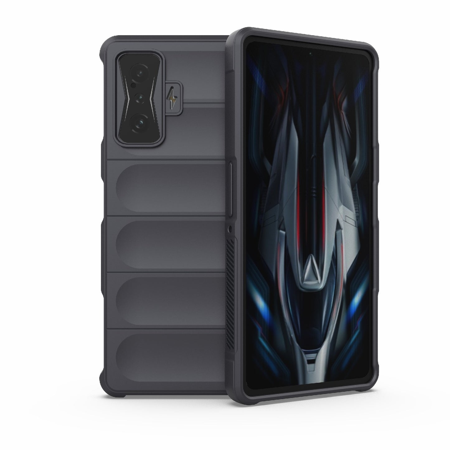 Xiaomi Redmi K50 Gaming Magic Shield TPU + Flannel Phone Case: Durable, Non-toxic, Easy Access, Stylish Design