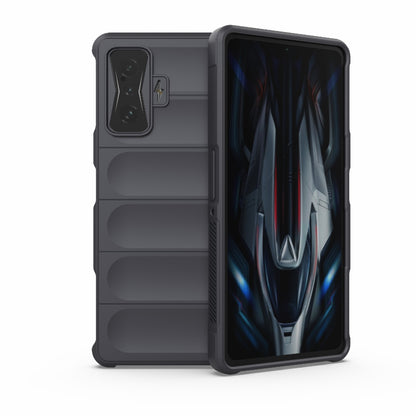 Xiaomi Redmi K50 Gaming Magic Shield TPU + Flannel Phone Case: Durable, Non-toxic, Easy Access, Stylish Design