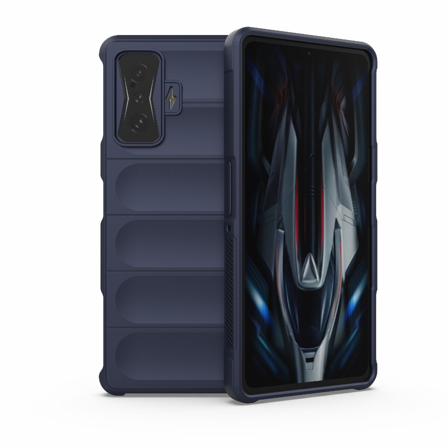 Xiaomi Redmi K50 Gaming Magic Shield TPU + Flannel Phone Case: Durable, Non-toxic, Easy Access, Stylish Design