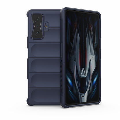 Xiaomi Redmi K50 Gaming Magic Shield TPU + Flannel Phone Case: Durable, Non-toxic, Easy Access, Stylish Design